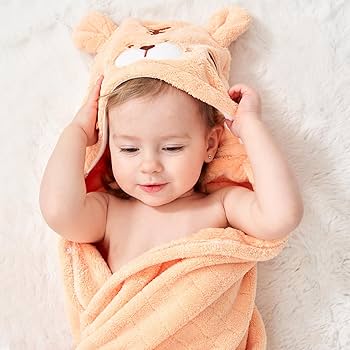 Baby Hooded Bath Towels Cartoon Animal