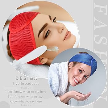 Women Adjustable Facial Headband Hair Band