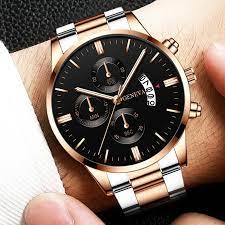 1PC Men's Luxury Watch Fashion Business Calendar