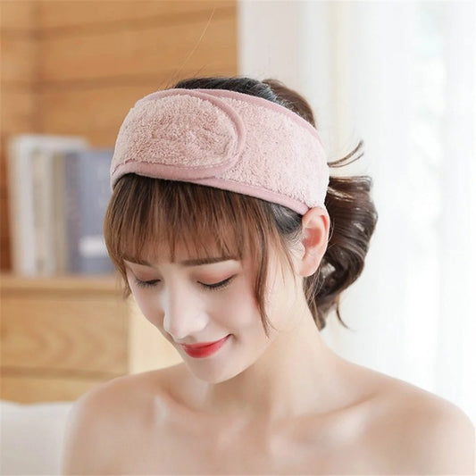 Women Adjustable Facial Headband Hair Band