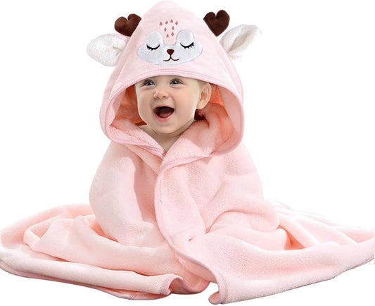 Baby Hooded Bath Towels Cartoon Animal