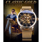 Women Skeleton Mechanical Watch Mesh Strainless
