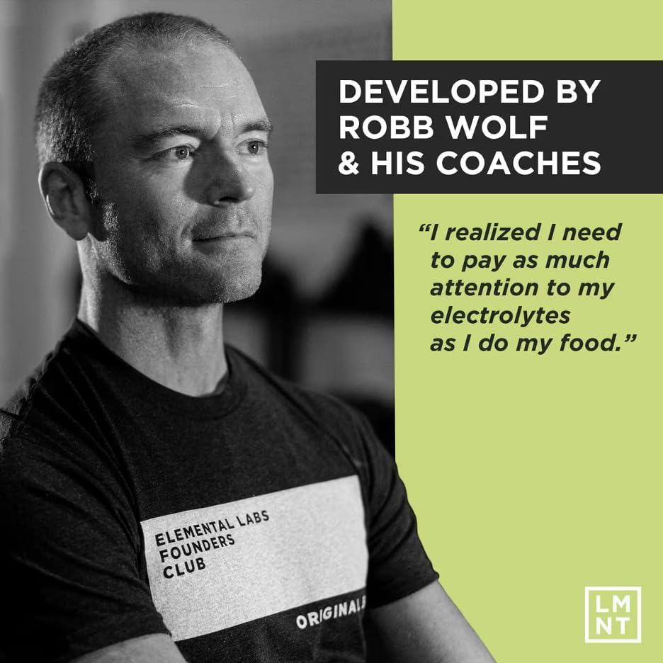 LMNT Electrolyte Drink Mix.